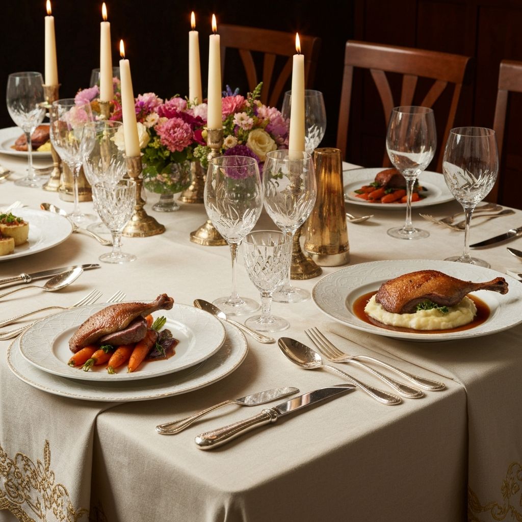 Elegant fine dining experience